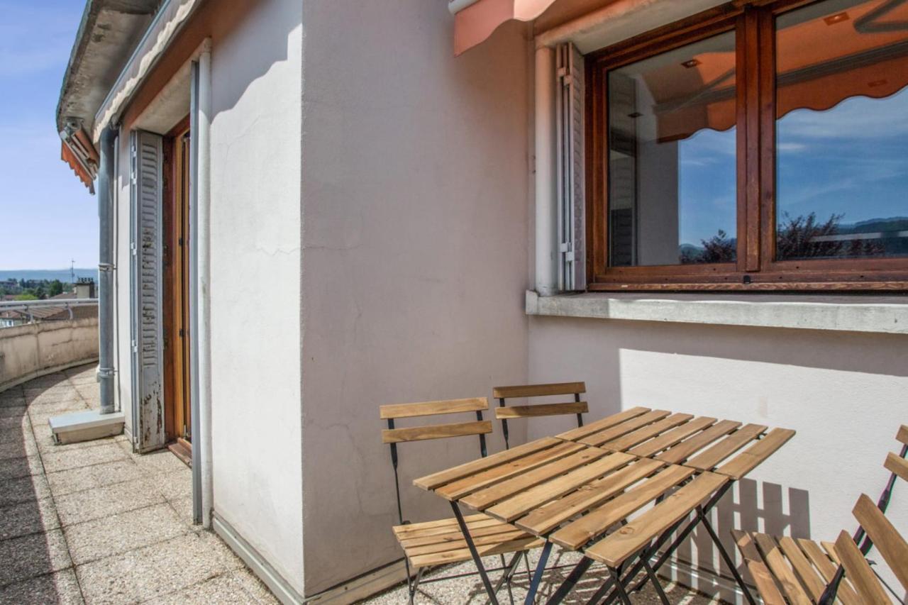 Modern 1Br With Terrace And A Breathtaking View In Annecy Appartamento Esterno foto
